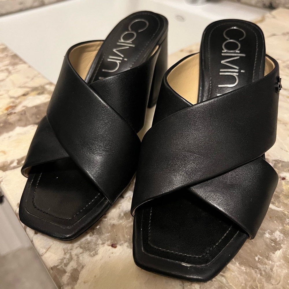 Calvin Klein Leather Heels